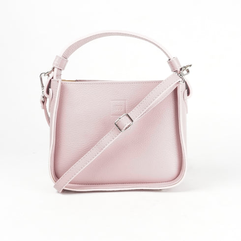 Bolso de mano de piel para mujer Pandorín rosa