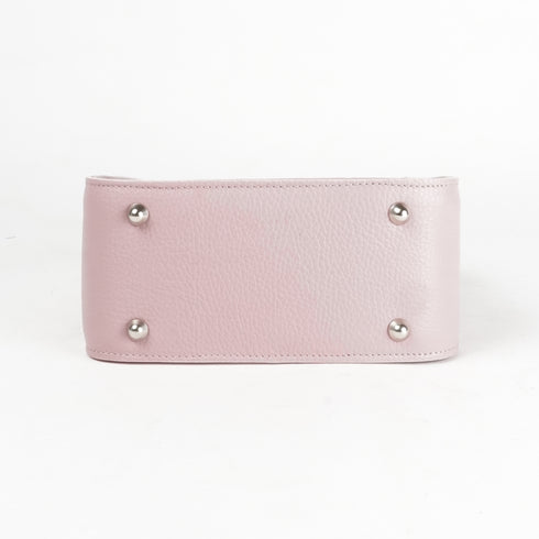 Bolso de mano de piel para mujer Pandorín rosa