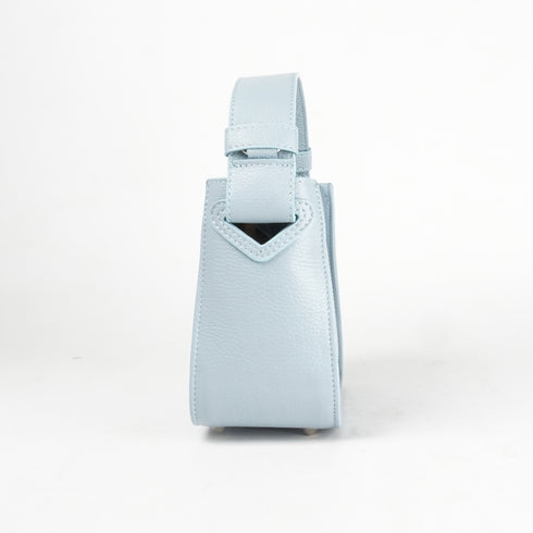 Bolso de mano de piel para mujer Pandorín celeste