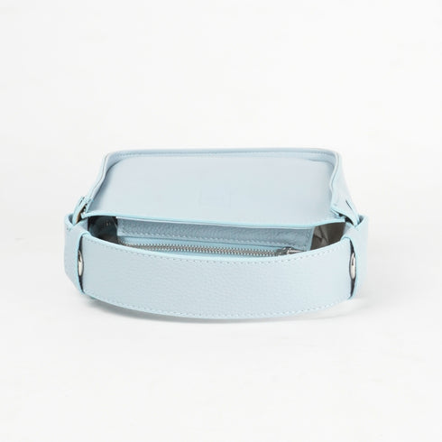 Bolso de mano de piel para mujer Pandorín celeste