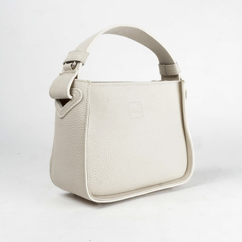 Bolso de mano de piel para mujer Pandorín beige