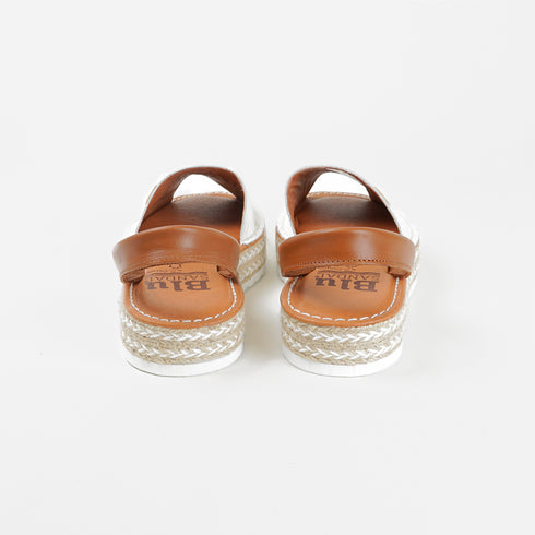 Menorquinas de mujer de Piel Adele (Blanca)