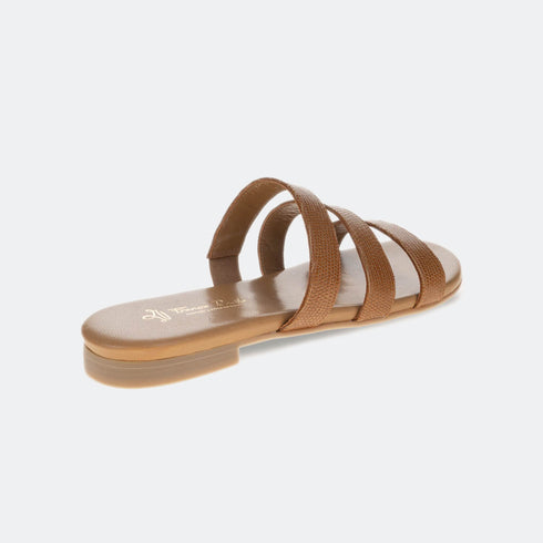 Sandalia romano de piel Dafnis Cuero