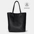 Bolso shopper para mujer de piel para personalizar negro Amy