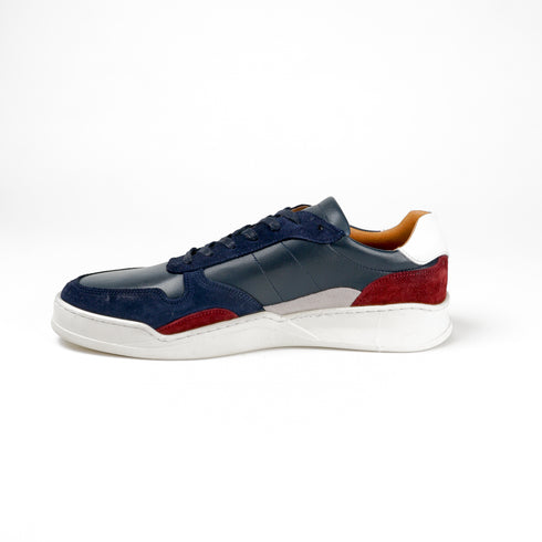 Zapatilla deportiva de hombre con cordones azul Zaid