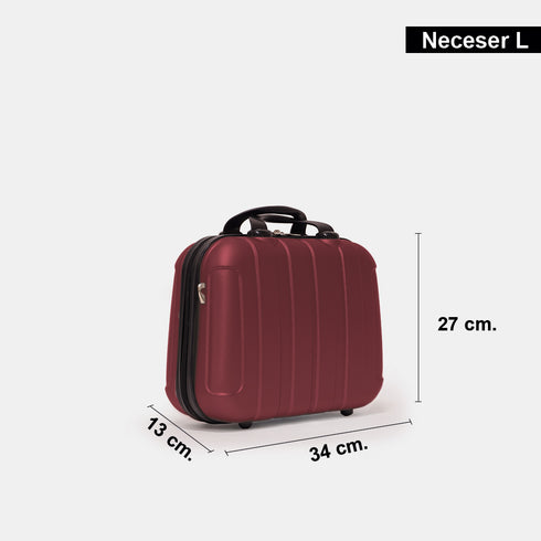 Neceser de viaje tamaño L rojo Kike