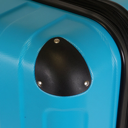 Maleta de viaje grande extensible L-77cm-23kg-116L de ABS Kike turquesa