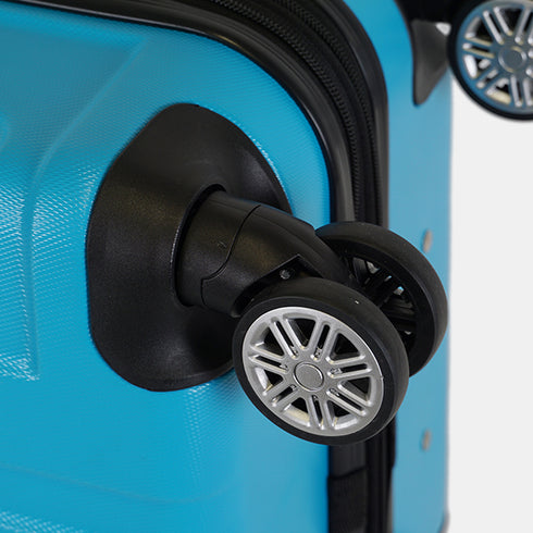 Maleta de viaje grande extensible L-77cm-23kg-116L de ABS Kike turquesa