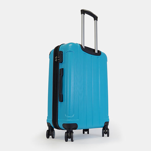 Maleta de viaje grande extensible L-77cm-23kg-116L de ABS Kike turquesa
