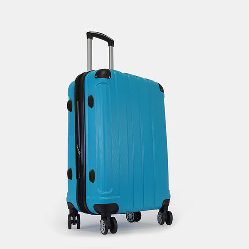 Maleta de viaje grande extensible L-77cm-23kg-116L de ABS Kike turquesa