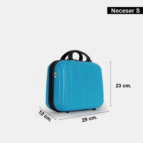 Neceser de viaje tamaño S turquesa Kike