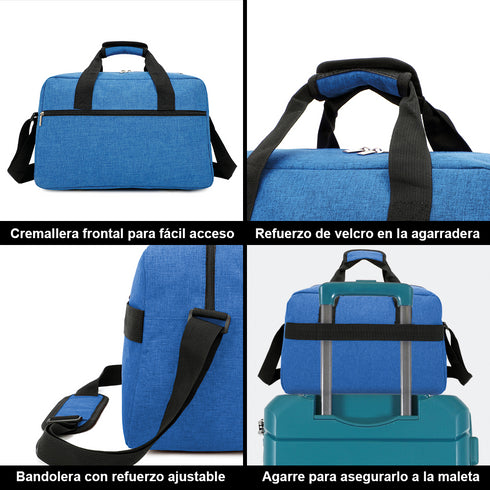 Raykong Bolsa de cabina Ryanair 40x20x25 cm 10kg equipaje de mano Vueling de tela impermeable Jacky