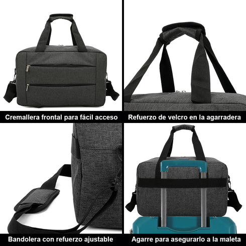 Raykong Bolsa de cabina Ryanair 40x20x25 cm 10kg equipaje de mano Vueling de tela impermeable Tommy