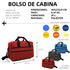 Raykong Bolsa de cabina Ryanair 40x20x25 cm 10kg equipaje de mano Vueling de tela impermeable Wendy