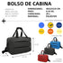 Raykong Bolsa de cabina Ryanair 40x20x25 cm 10kg equipaje de mano Vueling de tela impermeable Tommy