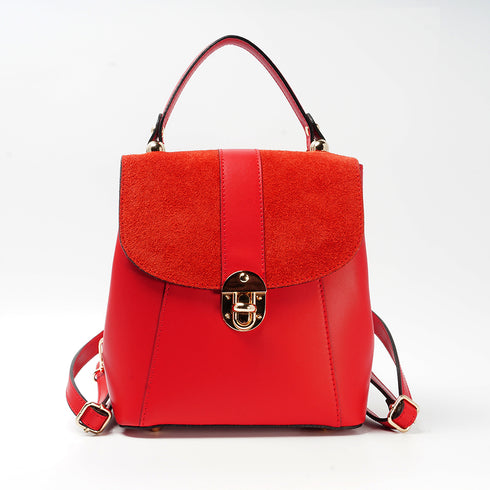 Mochila-de-Piel-roja-de-mujer-Sarah