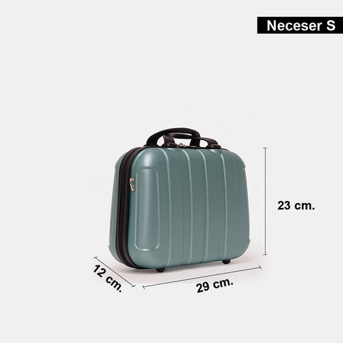 Neceser de viaje tamaño S verde Kike