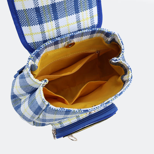 Mochila trenzada para mujer Tesia Azul