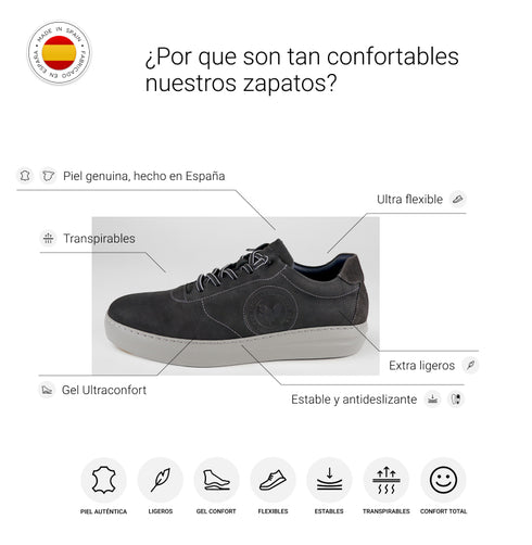 Zapatilla deportiva de hombre con cordones Atticus