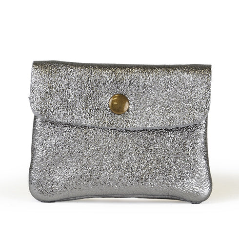 Monedero de piel pequeño con solapa Ariel