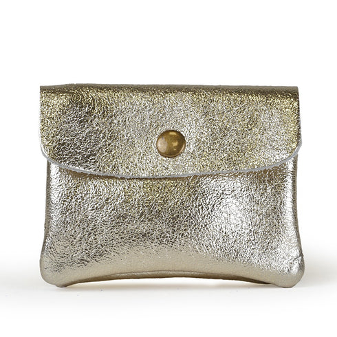 Monedero de piel pequeño con solapa Ariel