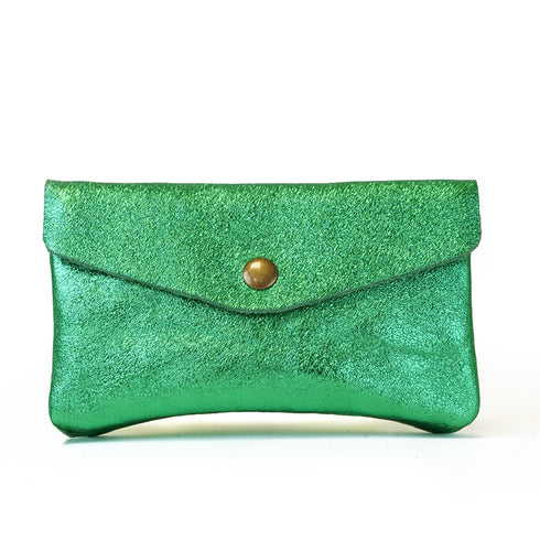 Monedero de piel grande con solapa Ariel