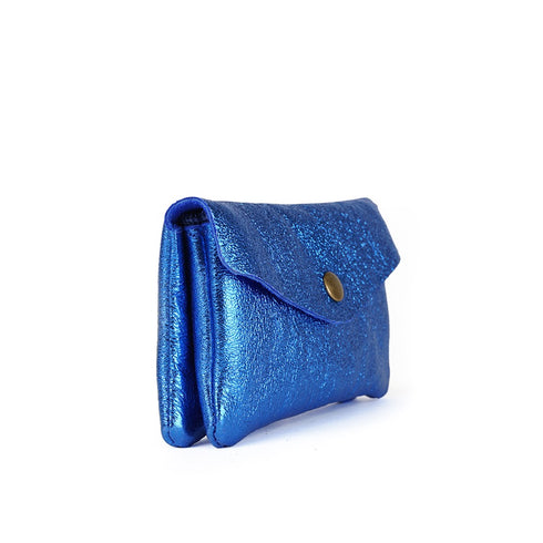 Monedero de piel grande con solapa Ariel