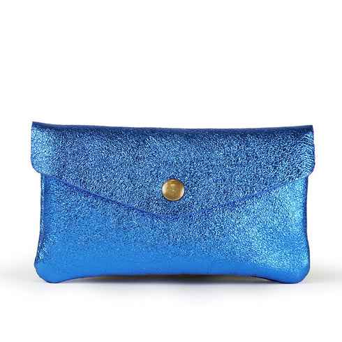 Monedero de piel grande con solapa Ariel