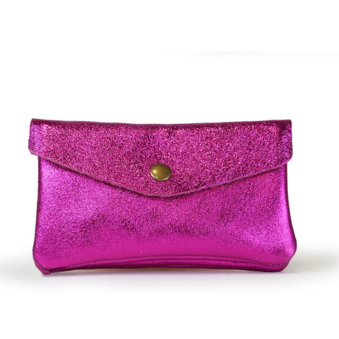 Monedero de piel grande con solapa Ariel