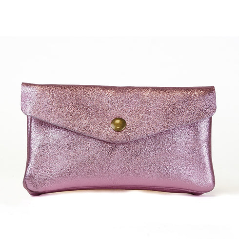 Monedero de piel grande con solapa Ariel