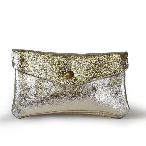 Monedero de piel grande con solapa Ariel