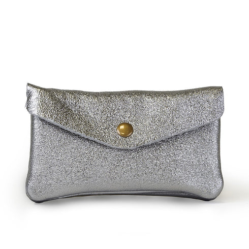 Monedero de piel grande con solapa Ariel