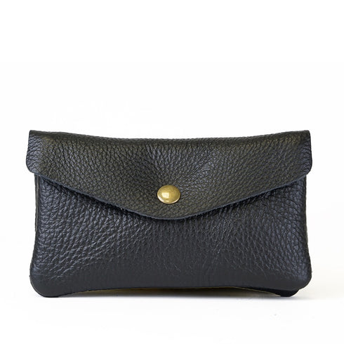 Monedero de piel grande con solapa Ariel