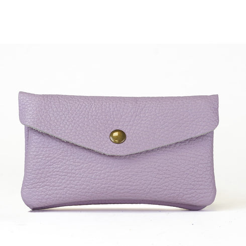 Monedero de piel grande con solapa Ariel