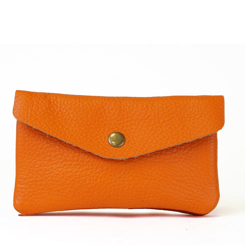 Monedero de piel grande con solapa Ariel