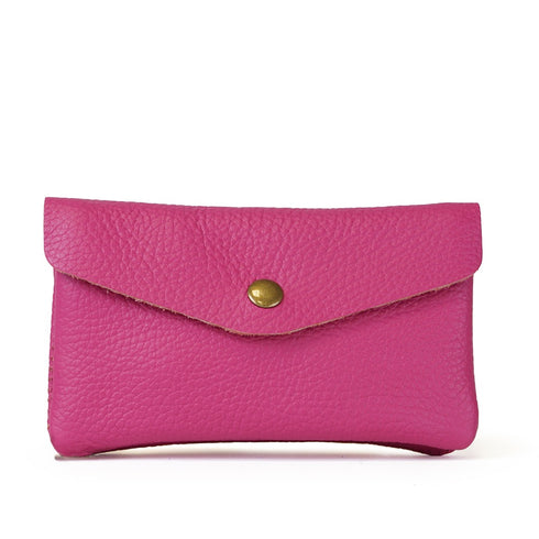 Monedero de piel grande con solapa Ariel