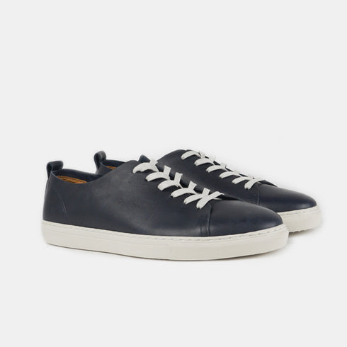 Zapatilla Deportiva Casual de Hombre con Cordones Liam Azul