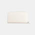 Cartera largo de piel Celia beige