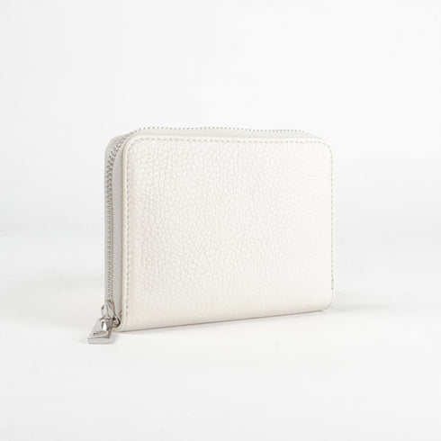 Monedero de piel Cercy Beige