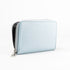 Monedero de piel Cercy celeste