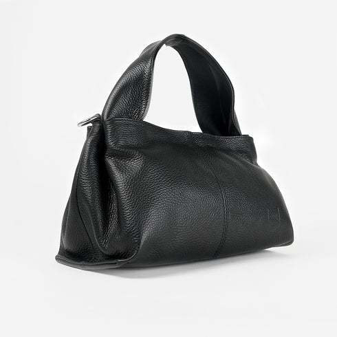 Bolso de mano mujer de piel negro Areca