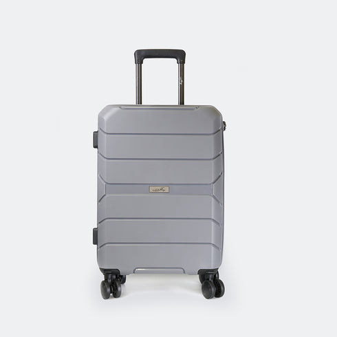 Maleta de cabina de XS/S 10kg 50cm/55cm de Polipropileno Steven Gris