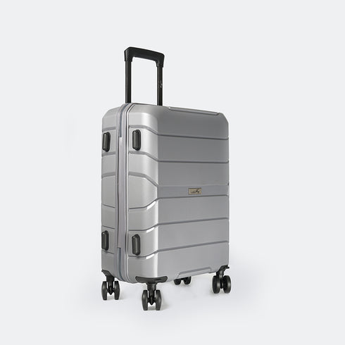 Maleta de cabina de XS/S 10kg 50cm/55cm de Polipropileno Steven Gris