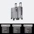 Maleta de cabina de XS/S 10kg 50cm/55cm de Polipropileno Steven Gris