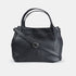 Bolso de mano de piel estilo saco para mujer negro Stefy