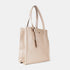 Bolso tote de piel liso de mujer nude Stella