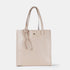Bolso tote de piel liso de mujer nude Stella