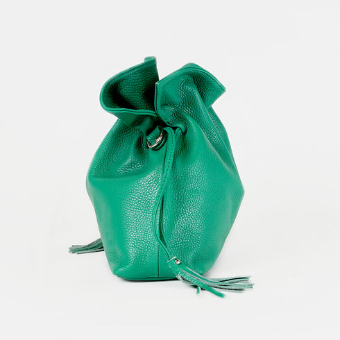 Bolso de bandolera de piel para mujer Acacias Verde